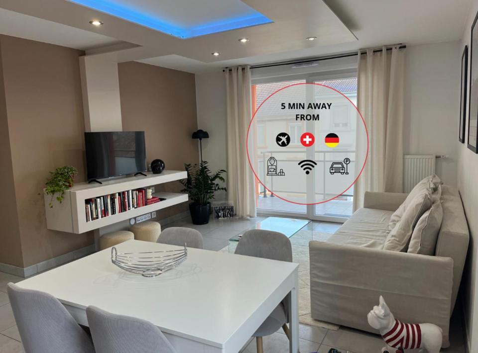 A Few Steps From Basel With Balcony And Free Private Parking Daire Saint-Louis  Dış mekan fotoğraf